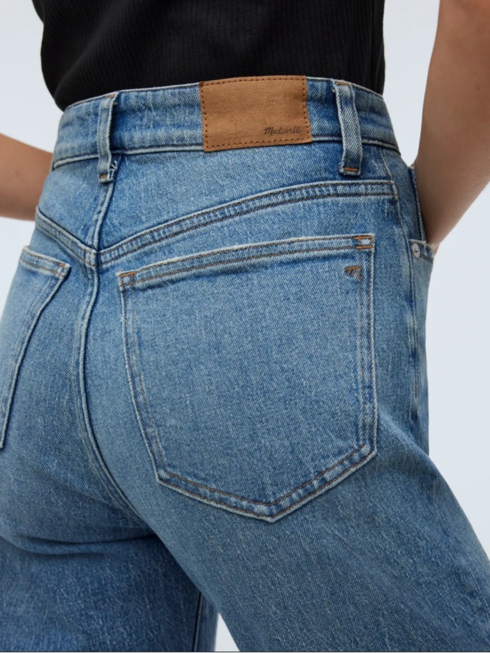 Madewell The '90s Straight Jean Rondell Wash Size 27